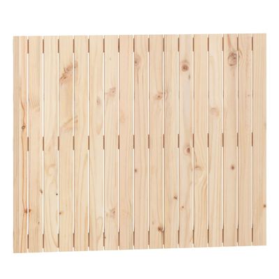 vidaXL Wezgłowie łóżka, 108x3x90 cm, lite drewno sosnowe