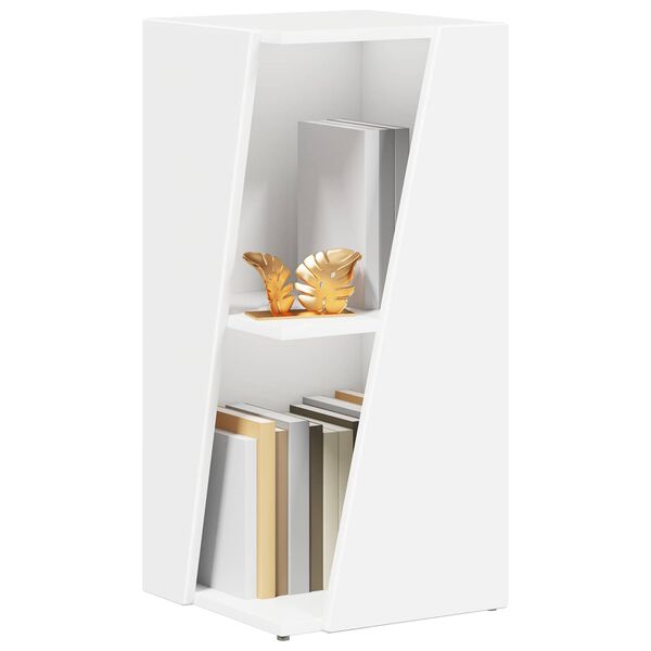 vidaXL P&oacute;łka boczna Biały 33 x 32 x 70,5 cm Materiał drewnopochodny