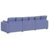 vidaXL Sofa modułowa z poduszkami, dżinsowy niebieska