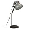 vidaXL Lampa stołowa, 25 W, srebrny vintage, 17x17x60 cm, E27