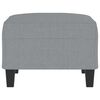 vidaXL Podn&oacute;żek, jasnoszary, 70x55x41 cm, tapicerowany tkaniną
