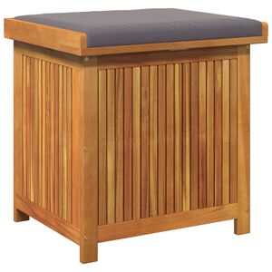 vidaXL Skrzynka na poduszki ogrodowe 60x50x61 cm lite drewno akacjowe