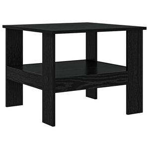 vidaXL Stolik kawowy Czarny Dąb 57 x 55 x 45 cm Drewno inżynieryjne