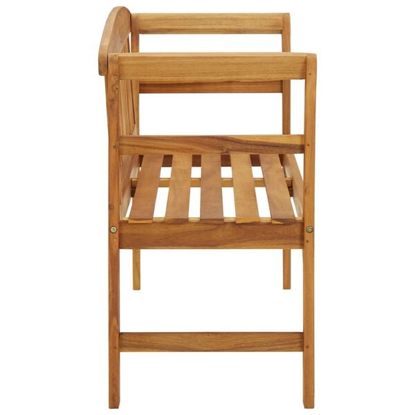 vidaXL Ławka ogrodowa, 114 cm, lite drewno akacjowe