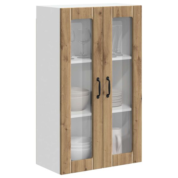 vidaXL Szafka kuchenna wisząca Dąb rzemieślniczy 60 x 31 x 100 cm