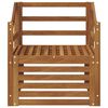 vidaXL Zestaw sof na zewnątrz Naturalny 67 x 63 x 73 cm