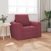 vidaXL Sofa Bed Czerwone wino 98 x 71 x 83 cm tkanina