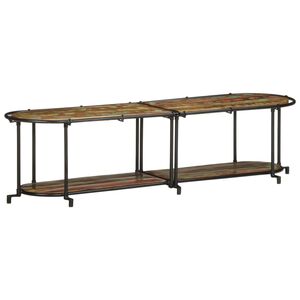 vidaXL Szafka pod telewizor, 160x42x40 cm, lite drewno z odzysku
