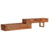 vidaXL Szafka pod telewizor, 200x30x35 cm, drewno akacjowe, brązowa