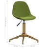 vidaXL Obrotowe krzesła stołowe, 2 szt., jasnozielone, aksamitne
