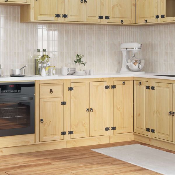 vidaXL Szafkowy SKI Miodowy Brąz 60 x 46 x 81,5 cm Lite drewno sosnowe