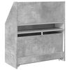 vidaXL Biblioteczka dla dzieci Betonowy szary 60 x 29,5 x 69 cm