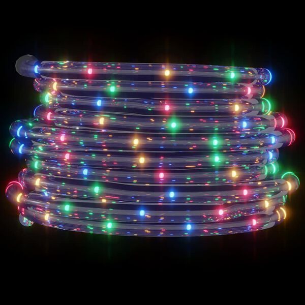 vidaXL Wąż świetlny, 240 LED, wielokolorowy, 10 m, PVC