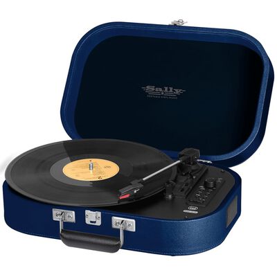 Trevi Przenośny gramofon MP3 TT 1020 BT, niebieski, TR-011