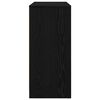 vidaXL Komoda Czarny Dąb 85x34x76 cm Drewno klejone