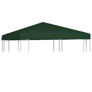 vidaXL Zadaszenie altany ogrodowej, 310 g/m&sup2;, 3 x 3 m, zielone