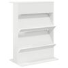 vidaXL Regał na gazety Biały 70 x 41 x 96 cm Drewno inżynieryjne