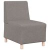 vidaXL Modułowa sofa bez podłokietnik&oacute;w Taupe 55 cm Materiał