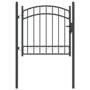 vidaXL Brama ogrodzeniowa EMMEN 104 x 86 cm Zamykane