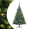 vidaXL Sztuczna skandynawska choinka z zawiasami 150 LED 120 cm