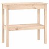 vidaXL Stolik konsolowy, 80x40x75 cm, lite drewno sosnowe
