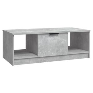 vidaXL Stolik kawowy, szarość betonu, 102x50x36 cm