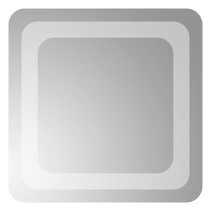 vidaXL Lustro łazienkowe LED przezroczysty 30 x 30 cm szkło hartowane