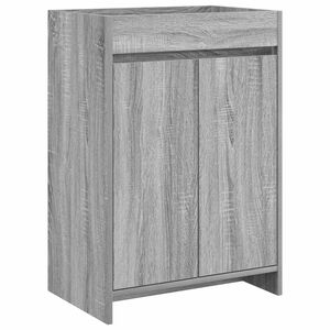 vidaXL Szafka pod zlewem w łazience Szary Sonoma 56 x 37,5 x 81 cm