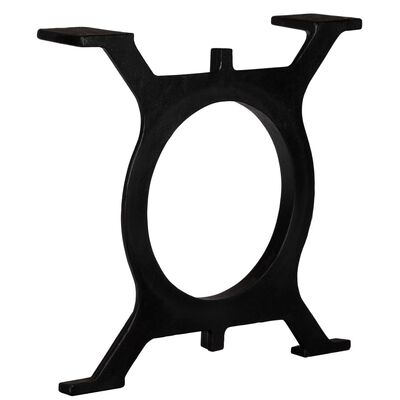 vidaXL Nogi do stolika kawowego, 2 szt., w kształcie litery O, żeliwo
