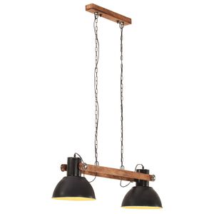 vidaXL Industrialna lampa wisząca, 25 W, czarna, 109 cm, E27