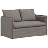 vidaXL Sofa 120cm Ciemnoszary Metal