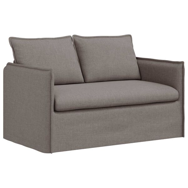 vidaXL Sofa 120cm Ciemnoszary Metal