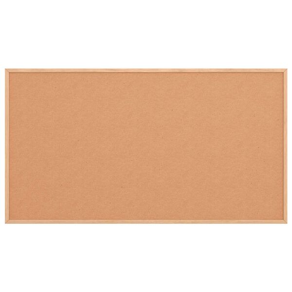 vidaXL Tablica korkowa z ramą z litego drewna sosnowego 100x55 cm