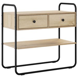 vidaXL Konsola dąb Sonoma 80 x 40 x 75 cm Drewno inżynieryjne