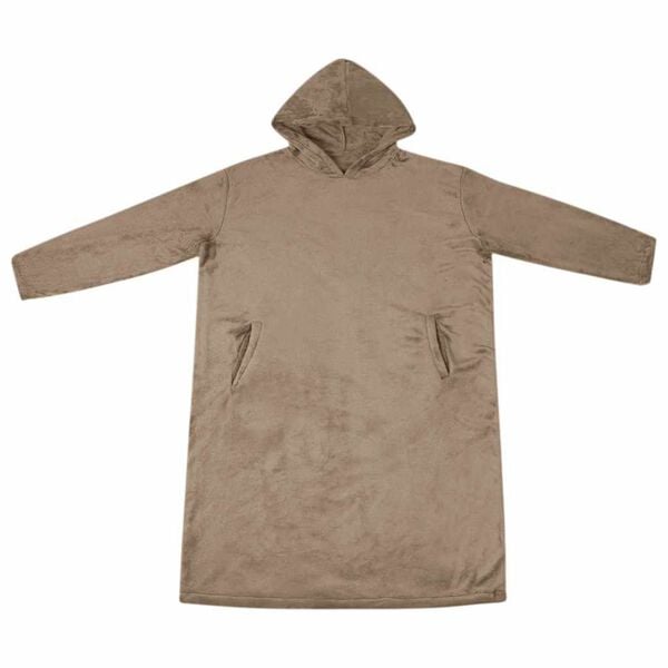 vidaXL Bluza-koc Camel m Flanela