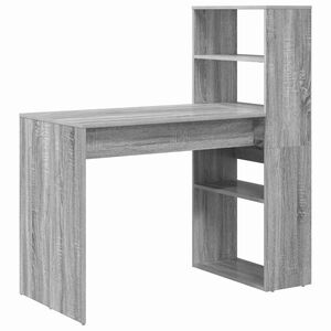 vidaXL Biurko Szary Sonoma Drewno inżynieryjne 113 x 54 x 120 cm