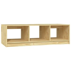 vidaXL Stolik kawowy, 110x50x34 cm, lite drewno sosnowe