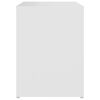 vidaXL Szafka nocna, biała, 40x30x40 cm, materiał drewnopochodny