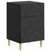 vidaXL Stolik nocny Czarny 43 x 39,5 x 66,5 cm Drewno inżynieryjne