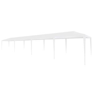 vidaXL Namiot imprezowy, 3 x 12 m, PE, biały