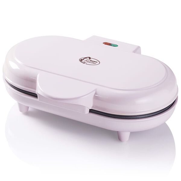Bestron Podw&oacute;jna gofrownica w serca, ADWM1000P, 1000 W, r&oacute;żowa