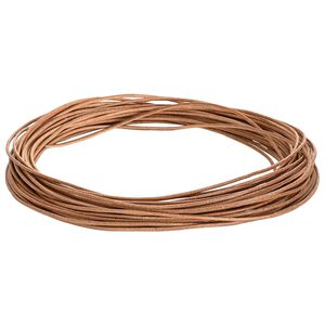 vidaXL Sznur sk&oacute;rzany 1 Brązowy &Oslash;1 mm x 5 m Sk&oacute;ra