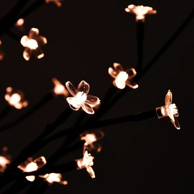 vidaXL Drzewko wiśniowe, 368 LED, ciepła biel, 300 cm