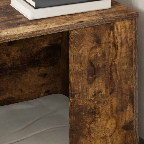 vidaXL Domek dla Ps&oacute;w Dąb wędzony 44 x 42 x 49 cm