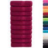 vidaXL Ręczniki premium, SOLUND, 10 szt., bordowe, 50x100 cm, 600 g/m²