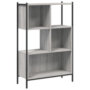 vidaXL Regał, szary dąb sonoma, 72x28x109 cm, materiał drewnopochodny