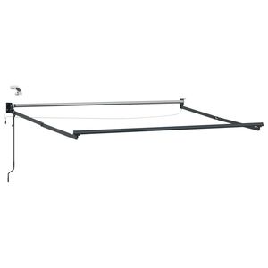 vidaXL Elektryczna rama markizy składanej Antracyt 2,5 x 2 m Aluminium