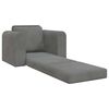 vidaXL Sofa Bed Ciemnoszary 98 x 71 x 83 cm Aksamit