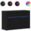 vidaXL Szafka pod telewizor 91 x 34 x 61 cm Czarny dąb