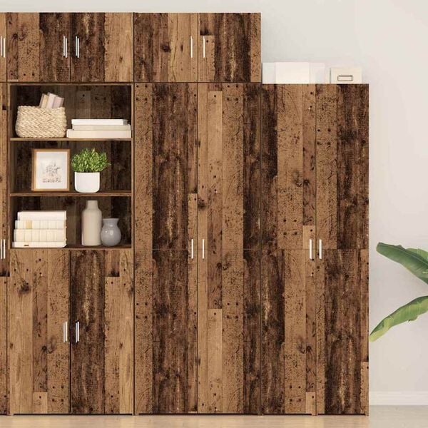 vidaXL Szafka do przechowywania Stare drewno 70 x 42.5 x 225 cm